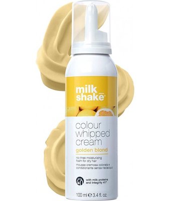 Milk Shake Colour Whipped Cream Golden Blond 100 ml - Золотистий блонд (Незмивна крем-пінка для зволоження волосся) 1000-125 фото