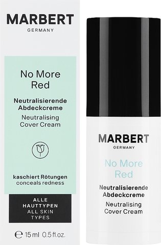 Marbert No More Red Neutralising Cover Cream 15 ml (Нейтралізуючий крем-консилер) 3924 фото