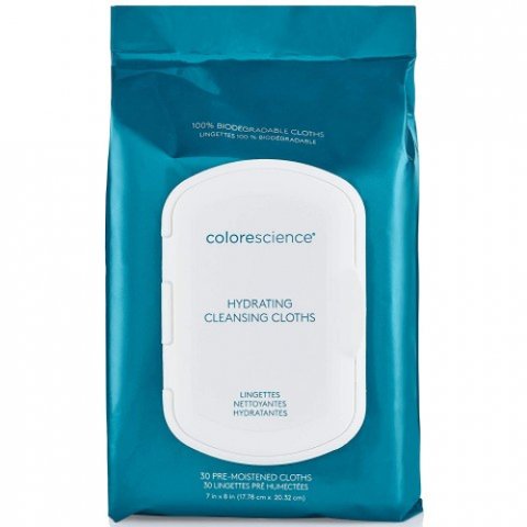 COLORESCIENCE HYDRATING CLEANSING CLOTHS (Серветки для очищення обличчя) 4021 фото