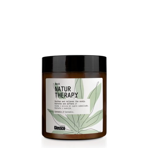 Glossco Professional Natur Therapy Cannabis Mask 500 мл (Заспокоююча маска для волосся) 8435612601307 фото