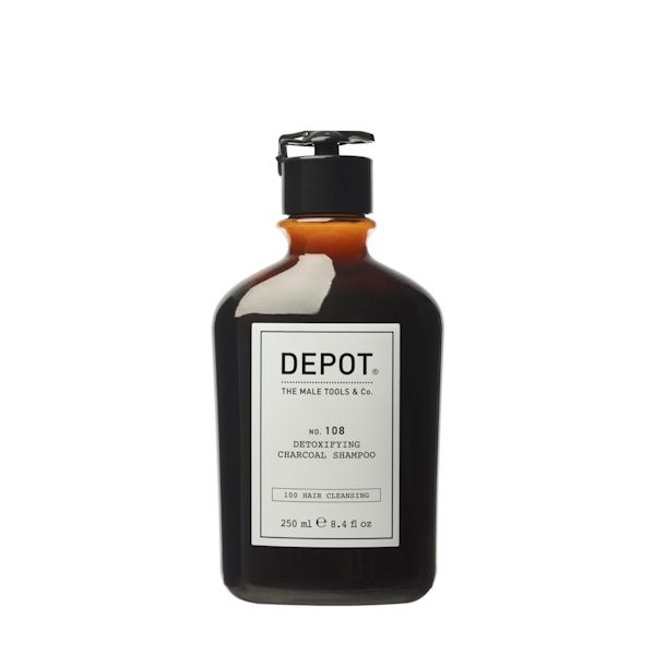 DEPOT No. 108 Detoxifying Charcoal Shampoo 250 мл (Шампунь з деревним вугіллям для глибокого очищення волосся) SM_19299 фото