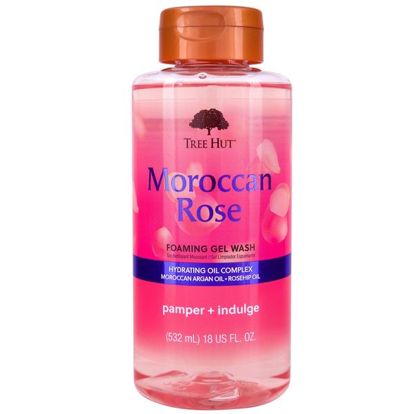 Tree Hut Moroccan Rose Foaming Gel Wash 532ml (Гель для душу) 6055 фото