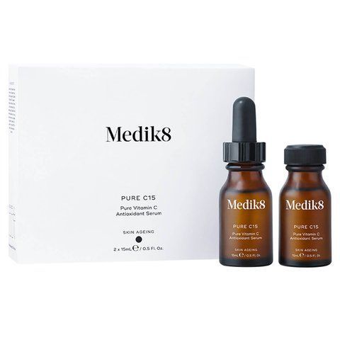 MEDIK8 PURE C15 2*15 ml (Антиоксидантна сироватка з чистим вітаміном С та аскорбіновою кислотою) 6525 фото