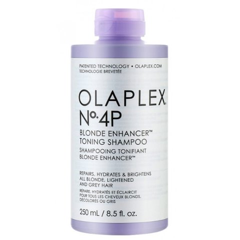 OLAPLEX №4P Blonde Enhancer Toning Shampoo 250 ml (Висококонцентрований фіолетовий шампунь для освітленого волосся) lpx005 фото