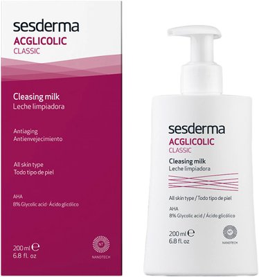 SesDerma Acglicolic Classic Cleansing Milk 200 ml (Очищаюче молочко для жирної шкіри) 5644 фото