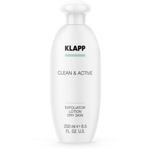 Klapp Clean & Active Exfoliator Dry Skin 250 мл (Ексфоліатор для сухої шкіри) 4250094946289 фото