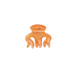 invisibobble CLIPSTAR XS Oasis Petit Citrus (Заколка для волосся) 4063528084095 фото 3