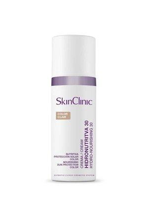 SkinClinic Hydro-nourishing facial cream SPF30 color clair 50 ml (Крем гідро-живильний для обличчя з SPF30 тон беж) 4603 фото