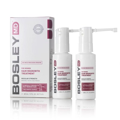 Bosley Hair Regrowth Treatment Spray For Women - Minoxidil 2% (Спрей з міноксидилом 2% для відновлення росту волосся у жінок) 6366 фото