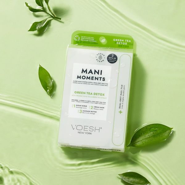 Mani Moments Duo - Green Tea Detox (СПА-догляд для нігтів та шкіри рук "Детокс із зеленим чаєм") VMM227GRT фото