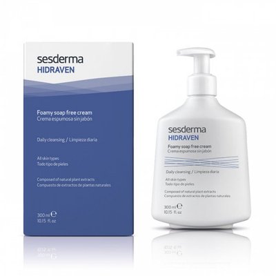 Sesderma Hidraven Foamy Soapless Cream 300 ml (Пінистий гель для вмивання обличчя і тіла) 5755 фото
