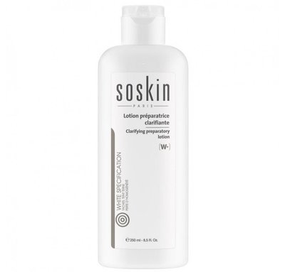 Soskin Clarifying Preparatory Lotion 250 ml (Освітлюючий підготовлюючий тонік-ексфоліант) 3039 фото