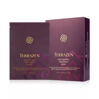 TERRAZEN AGE CONTROL TREATMENT MASK 1 ШТ (О﻿молоджуюча живильна тканинна маска з природним комплексом проти зморшок) TRZ1401 фото