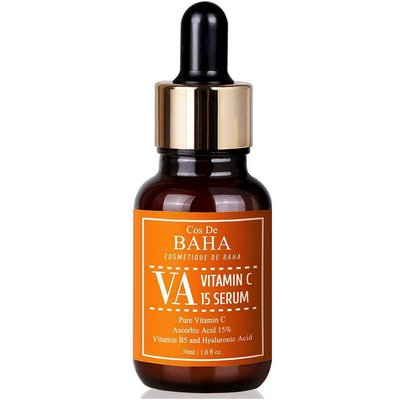 Cos De Baha Vitamin C 15% Serum - Ascorbic Acid (VA) 30 ml (Освітлююча сироватка з вітаміном) 7121 фото