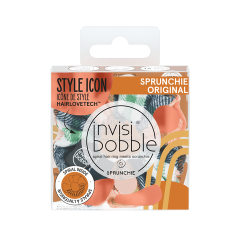 Invisibobble SPRUNCHIE Fall in Love Channel the Flannel (Резинка-браслет для волосся) 4063528029614 фото