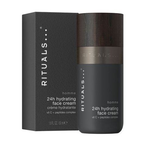 Rituals Homme 24h Hydrating Vit C + Peptides Complex Face Cream 50 ml (Зволожувальний крем) 8719134162936 фото