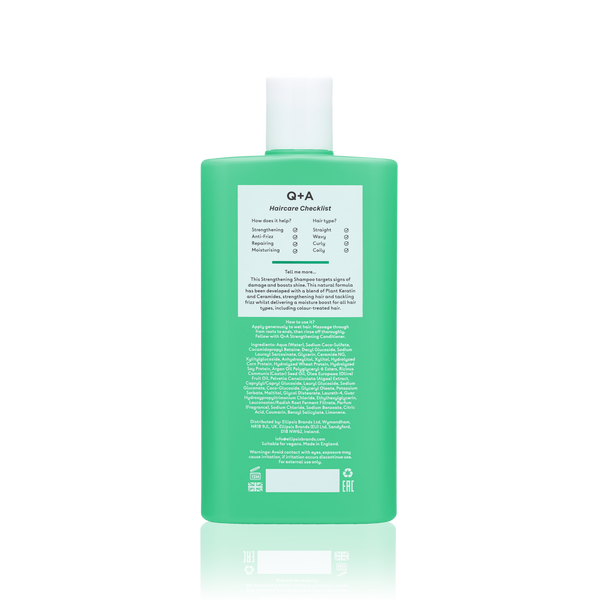 Q+A Strengthening Shampoo 250ml (Шампунь для укріплення та покращення росту волосся) 5060486268832 фото