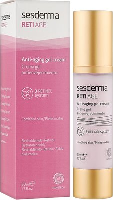 SesDerma Reti Age Anti-Aging Gel Cream 50 ml (Антивіковий крем-гель для обличчя) 5654 фото