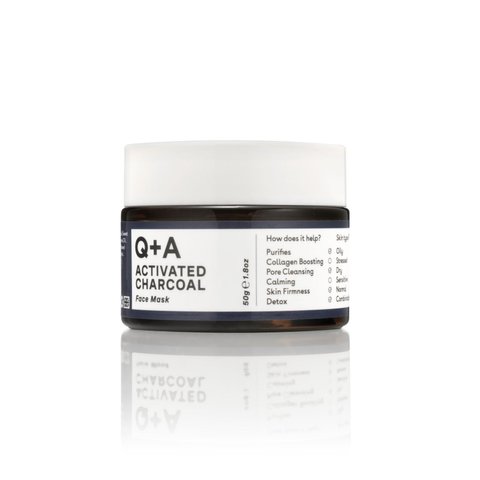 Q+A Activated Charcoal Face Mask 50g (Маска для обличчя) 3983 фото