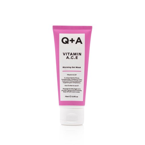 Q+A Vitamin A.C.E. Warming Gel Mask 75 ml (Мультивітамінна маска для обличчя) 4079 фото