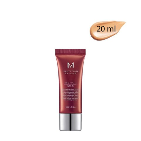 Missha M Perfect Cover BB Cream SPF42 PA+++ (№25) 20 ml (ВВ крем з ідеальним покриттям) mssh004 фото