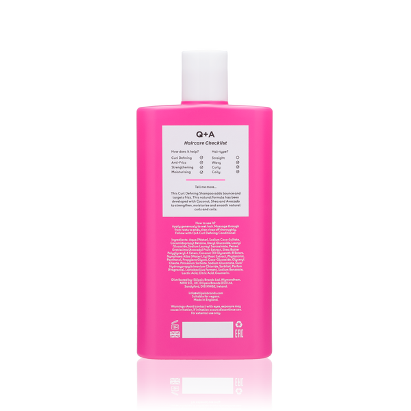 Q+A Curl Defining Shampoo 250ml (Шампунь для кучерявого волосся) 5060486268856 фото