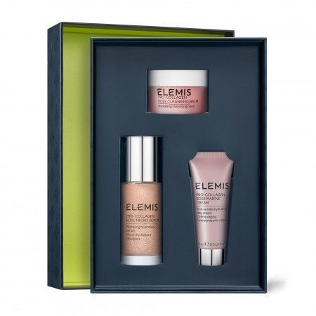 ELEMIS Kit: Pro-Collagen Rose Plumping Routine (Тріо для зволоження та заспокоєння шкіри з Трояндою) 87339 фото