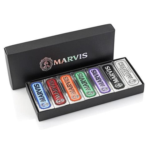 Marvis 7 Flavours Box 7х25 ml (Подарунковий набір зубних паст) 1507 фото