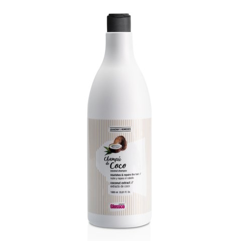 Glossco Grandma's Remedies Coconut Shampoo 1L (Шампунь для сухого й пошкодженого волосся з кокосом) 8436540957511 фото