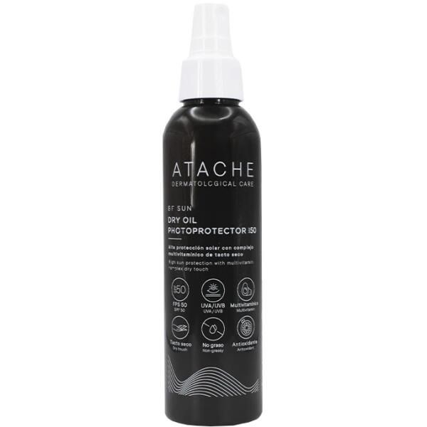 Atache Be Sun Dry Oil Photoprotector SPF50 200 ml (Сонцезахисна суха олія для тіла SPF50) ATCH014 фото