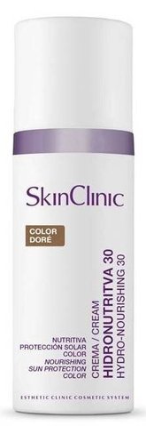 SkinClinic Hydro-nourishing Facial Cream SPF30 Color Dore 50 ml (Крем гідро-живильний для обличчя з SPF30 Тон темний беж) 4603-1 фото