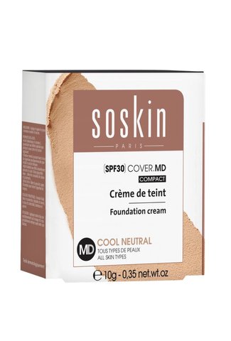 Soskin Cover MD Foundation Cream SPF 30 COOL NEUTRAL 10 g (Компактний дерматологічний крем (нейтральний)) 2761-2 фото