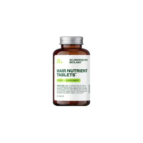 Scandinavian Biolabs Hair Nutrient Tablets Food Supplement 60 шт (Дієтична добавка для живлення волосся) 5745000007202 фото