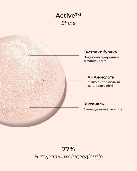 Manucurist Active&trade; Shine 15ml Лак для нігтів з ефектом хайлайтера 3662263222765 фото