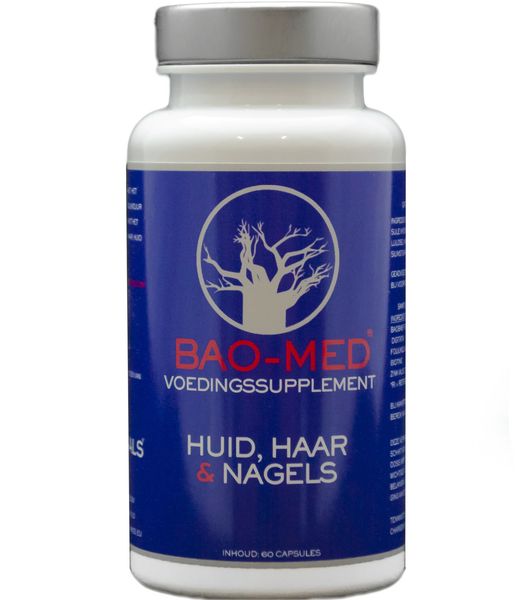 Mediceuticals Bao-Med Food Supplement 60 cps (Біологічно активна добавка для прискорення росту волосся, поліпшення стану шкіри, нігтів) 2986 фото