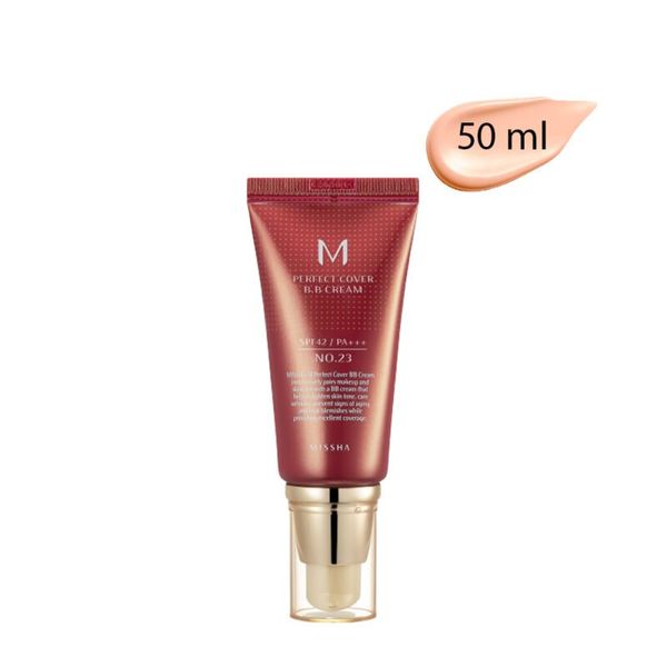 Missha M Perfect Cover BB Cream SPF42 PA+++ (№23) 50 ml (ВВ крем з ідеальним покриттям) mssh006 фото