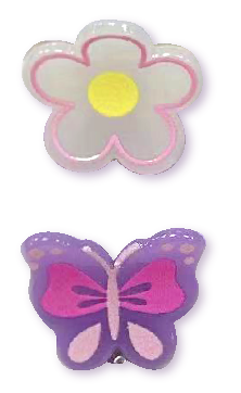invisibobble CLIPSTAR GLOW KIDS Happy Flower (Заколка для волосся) 4063528082770 фото