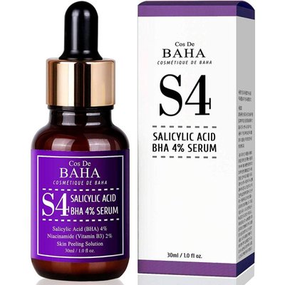 Cos De Baha Salicylic Acid 4% Serum (S4) 30 ml (Сироватка із саліциловою кислотою) 7125 фото