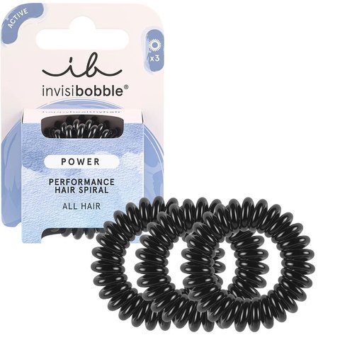 Invisibobble POWER True Black (Резинка-браслет для волосся) 939 фото