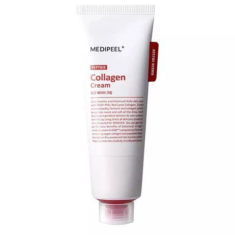 Medi-Peel Red Lacto Peptide Collagen Barrier Cream 80 ml (Крем захисний з пептидами та лактобактеріями) 8809941822342 фото