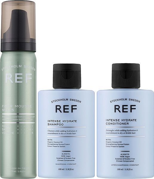 REF Travel Mesh Bag Intense Hydrate - (Набір мініатюр для волосся "Інтенсивне зволоження") 1340203 фото