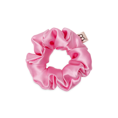 Mon Mou Об'ємна резинка для волосся з натурального шовку (Яскраво-рожевий) 5606 фото