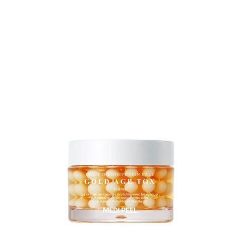 Medi-Peel Gold Age  Н8 Tox Cream 50 ml (Крем нічний антивіковий з живильними капсулами) 8809409347127 фото
