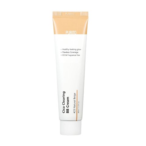 Purito Cica Clearing BB Cream (№23 Natural Beige) 30 ml (ВВ крем з екстрактом центелли) prt004 фото