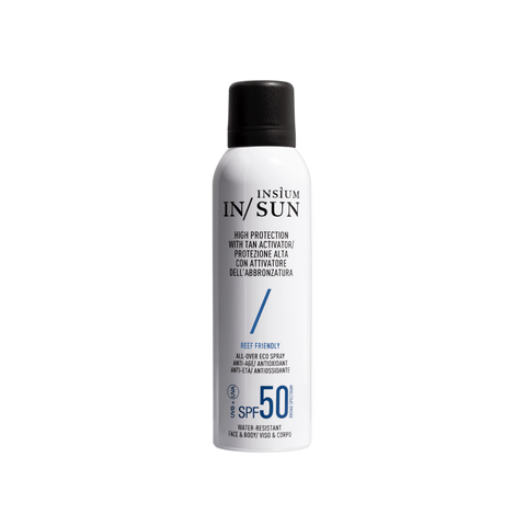 INSIUM SPF 50 HIGH PROTECTION 150мл (АНТИВІКОВИЙ, АНТИОКСИДАНТНИЙ ЕКО-СПРЕЙ ДЛЯ ТІЛА ТА ОБЛИЧЧЯ SPF50. АКТИВАТОР ЗАСМАГИ) SUN50 43  фото