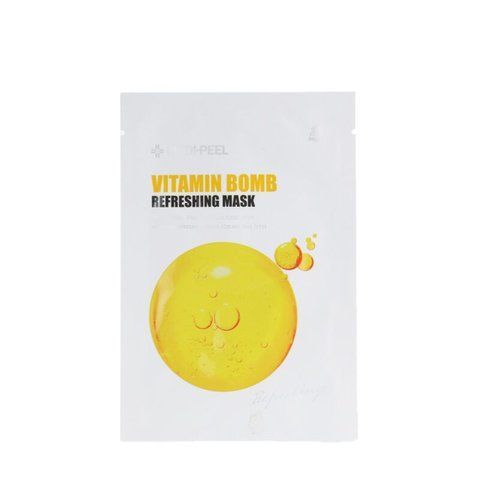 Medi-Peel Vitamin Bomb Refreshing Mask 1 ea (Маска тканинна освіжаюча з вітамінами) 8809409345390 фото
