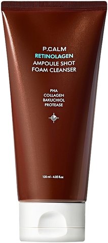 P.CALM RETINOLAGEN AMPOULE SHOT FOAM CLEANSER 120 мл (Очищувальна пінка) 8809884830411 фото