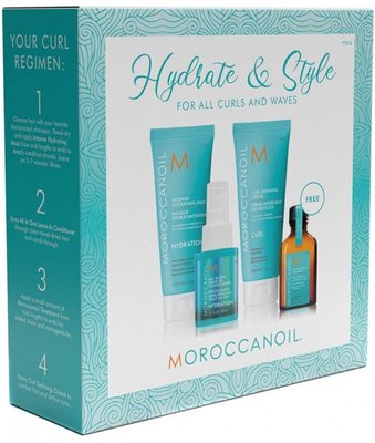 Moroccanoil Hydrate & Style For All Curls & Waves (Набір  "Зволоження та Стайлінг") 5045 фото