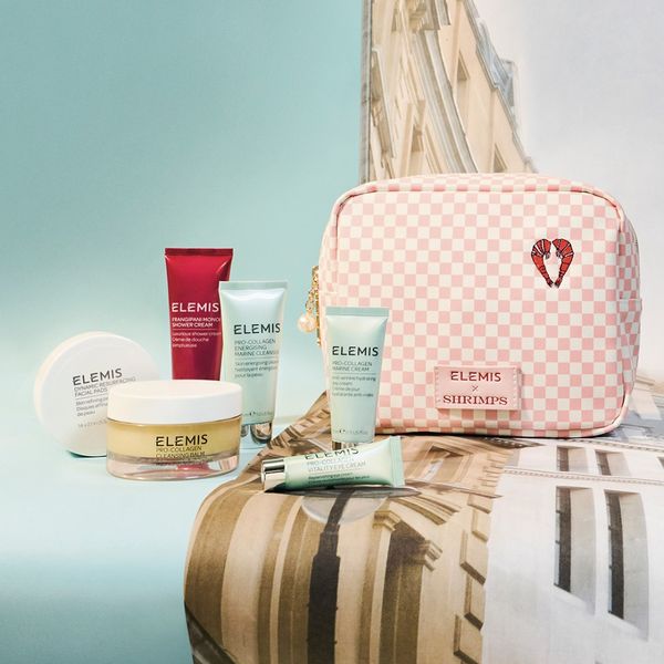 ELEMIS Kit: Shrimps Travel Icons Collection (Легендарна колекція бестселерів у дизайнерській Тревел косметичці для Неї) 4046-1 фото