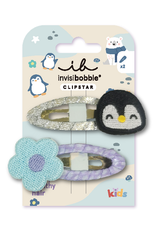 invisibobble SNAP CLIP KIDS Polar Penguin (Заколка для волосся) 4063528082985 фото